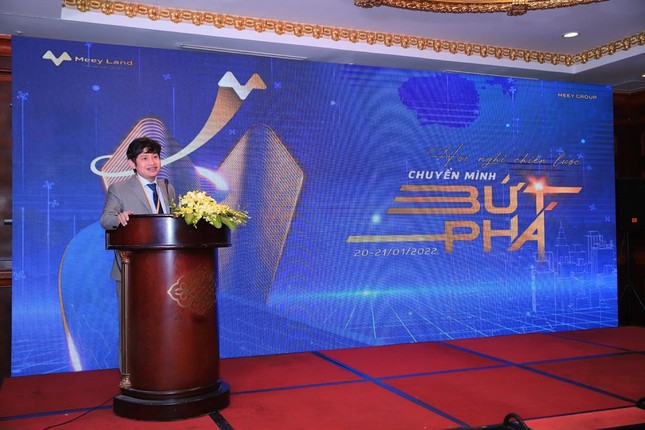 Ông Hoàng Mai Chung – Chủ tịch HĐQT Công ty CP Tập đoàn Meey Land khẳng định: “2022 sẽ là năm Meey Land đặt mục tiêu “Chuyển mình bứt phá”.